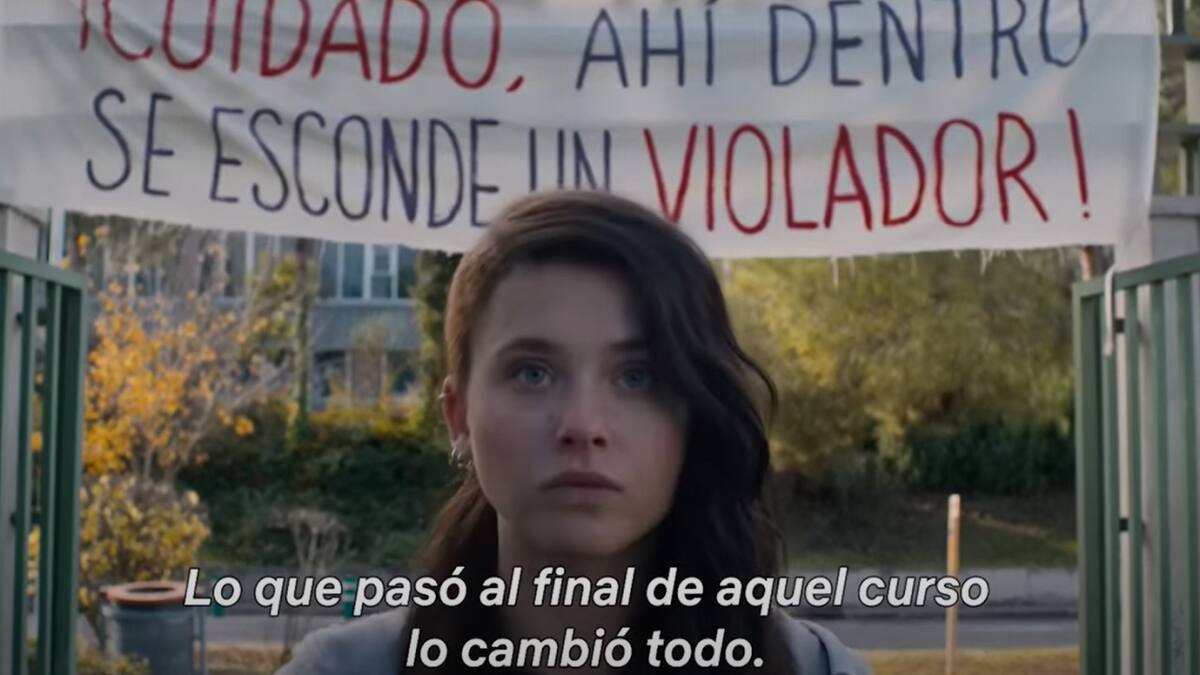 "Ni una menos". Foto: captura Netflix.