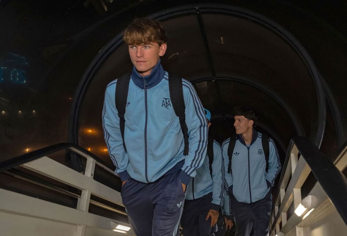 Nico Paz en la Selección Argentina. Foto: Instagram @nicopaz1o