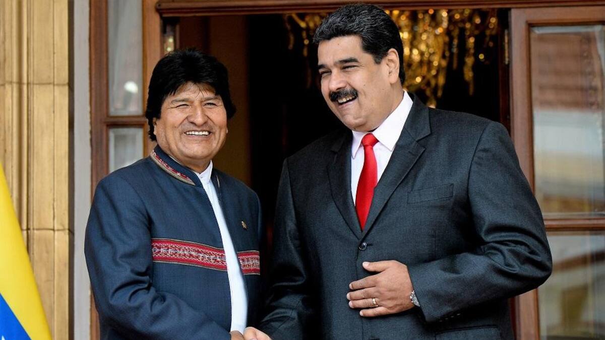 Nicolás Maduo y Evo Morales, Venezuela, Bolivia, Reuters