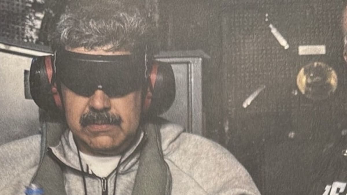 Así se llevaron al líder venezolano.