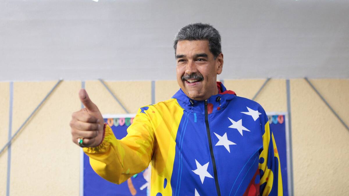 Nicolás Maduro, consiguió su segunda reelección. Foto: Reuters.
