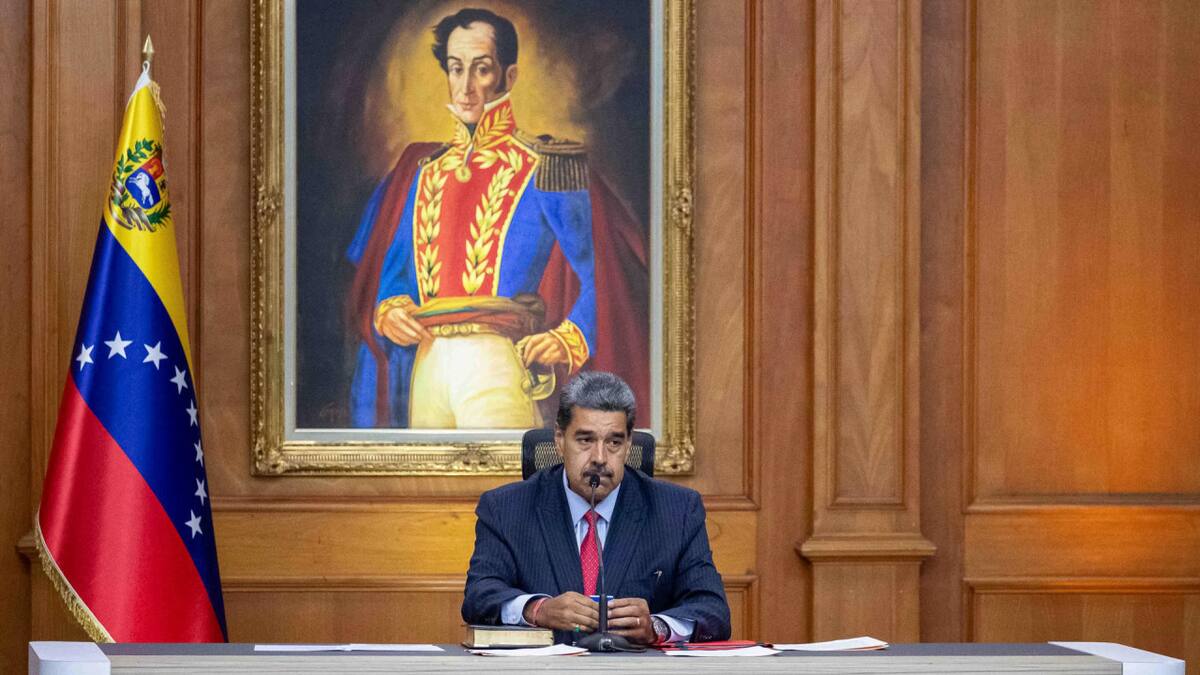 Nicolás Maduro, presidente de Venezuela. Foto: EFE.