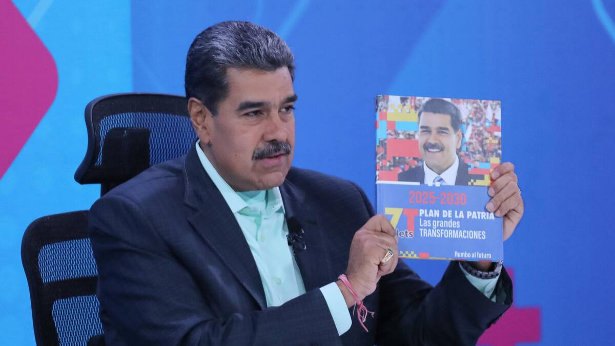 Nicolás Maduro, presidente de Venezuela. Foto: EFE.