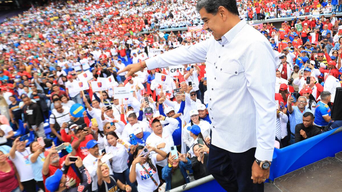 Nicolás Maduro, presidente de Venezuela. Foto: EFE.