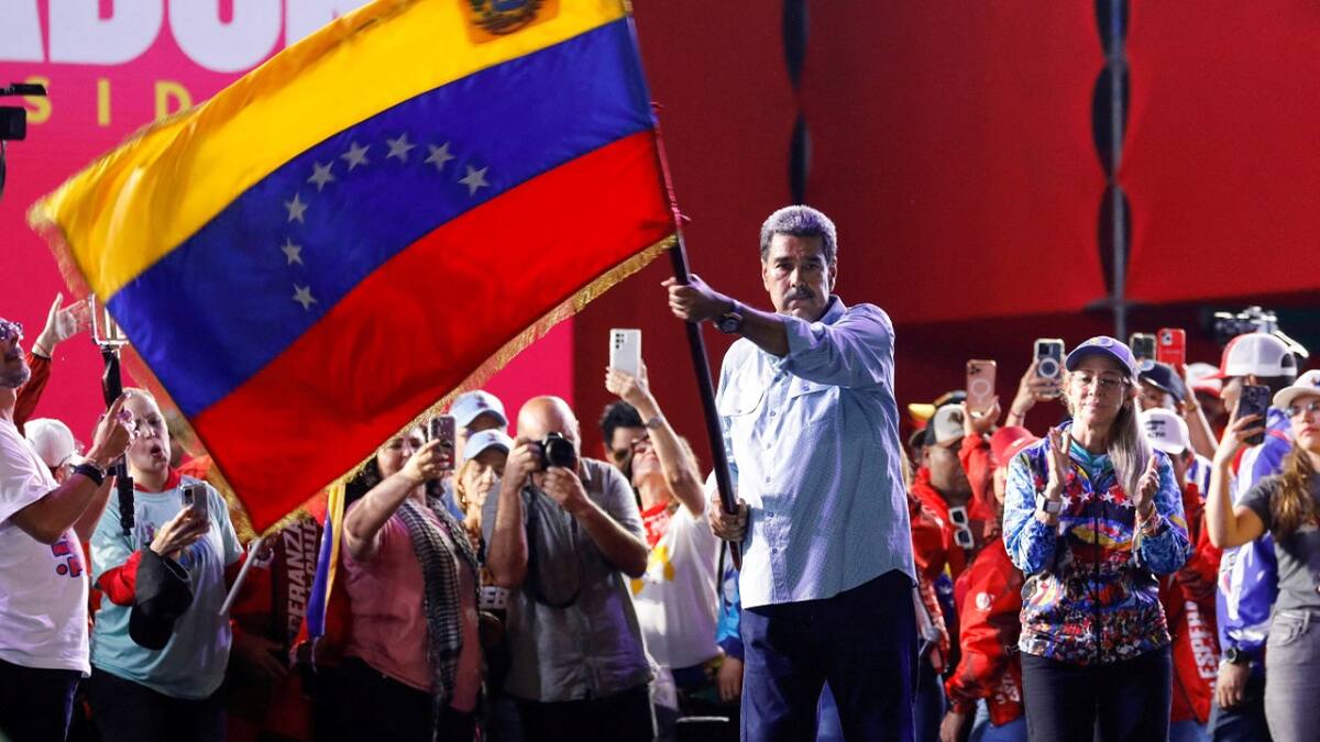 Nicolás Maduro, consiguió su segunda reelección. Foto: Reuters.