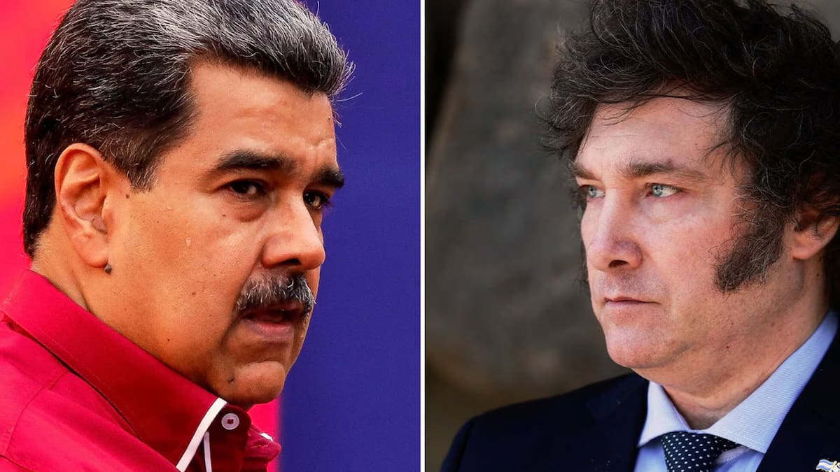 Nicolás Maduro y Javier Milei.