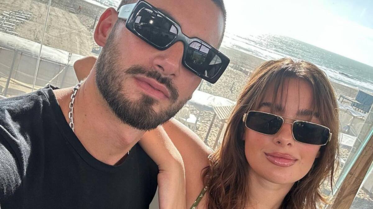 Nicolás Occhiato y Flor Jazmín Peña juntos. Foto: Instagram.