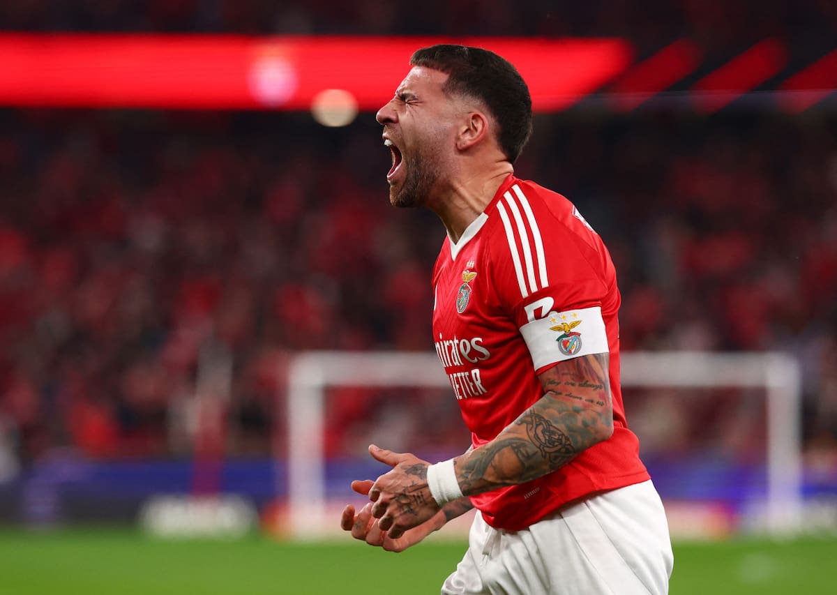Nicolás Otamendi. Foto: Reuters/Pedro Nunes