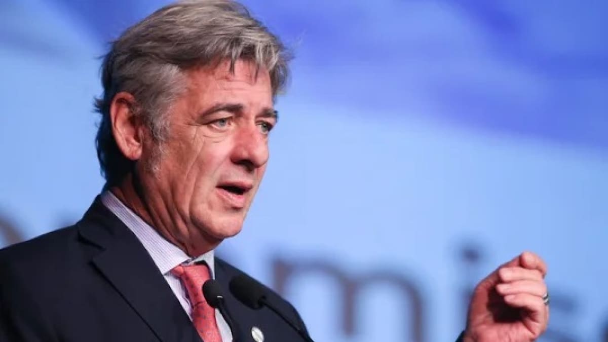 Nicolás Pino, presidente de la Sociedad Rural Argentina. Foto: NA.