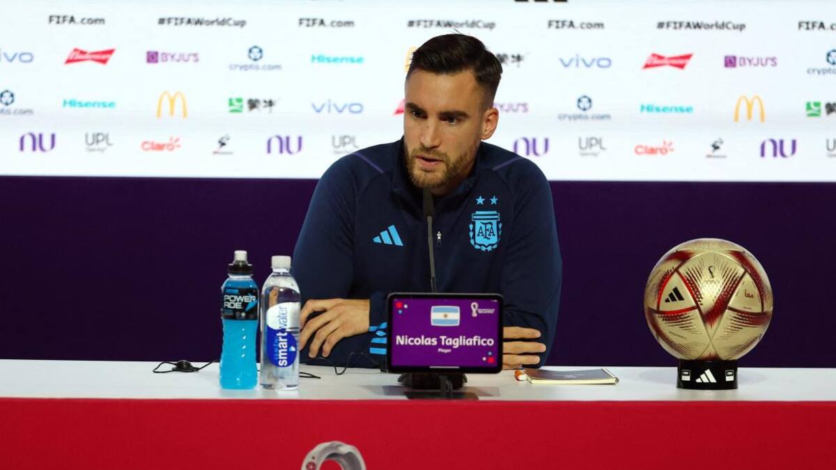 Nicolás Tagliafico; Selección Argentina. Foto: Reuters.