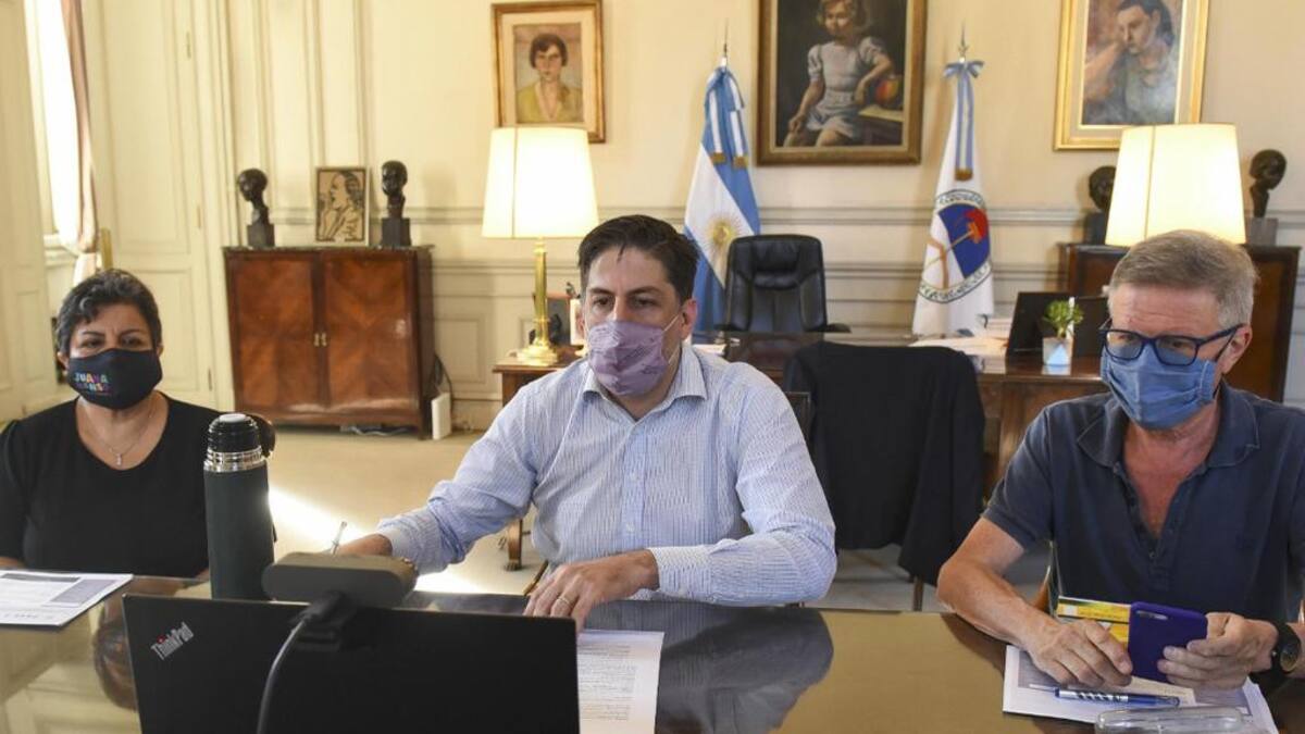 Nicolás Trotta, ministro de Educación, reunión virtual, NA