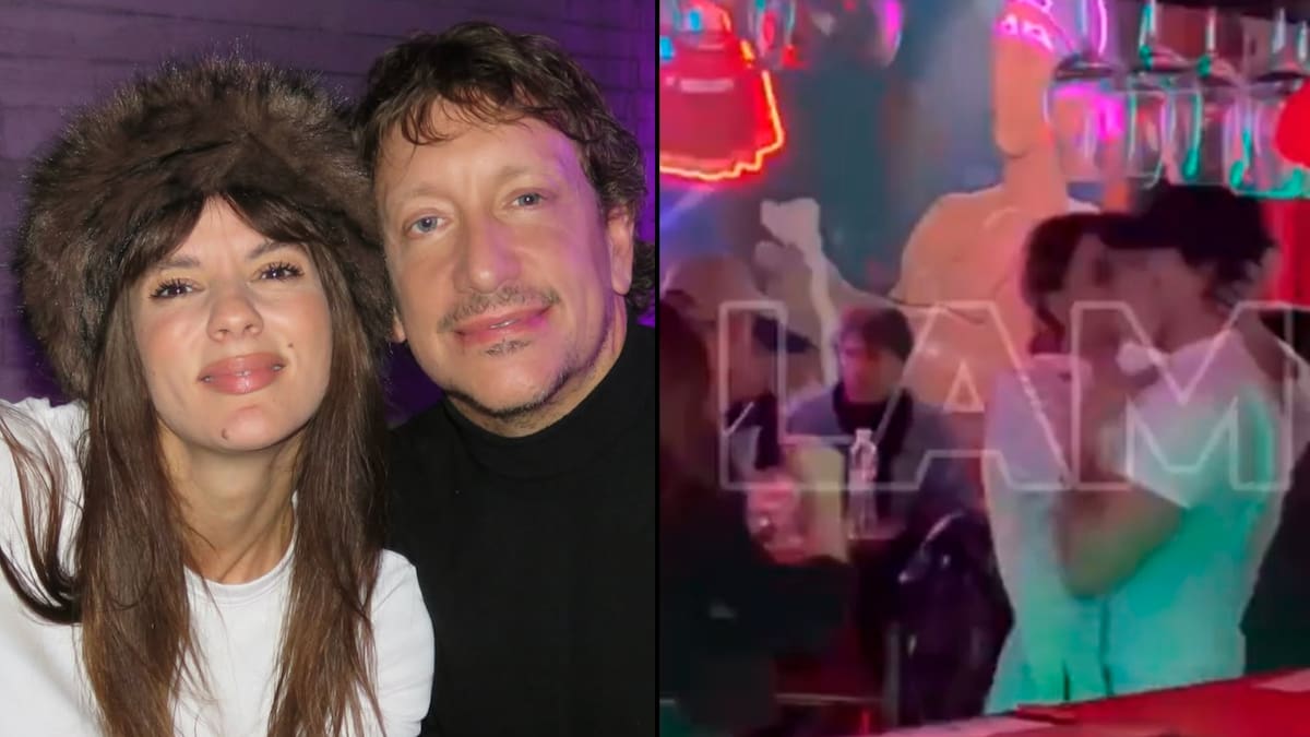 Nicolás Vázquez y Gimena Accardi, separados.