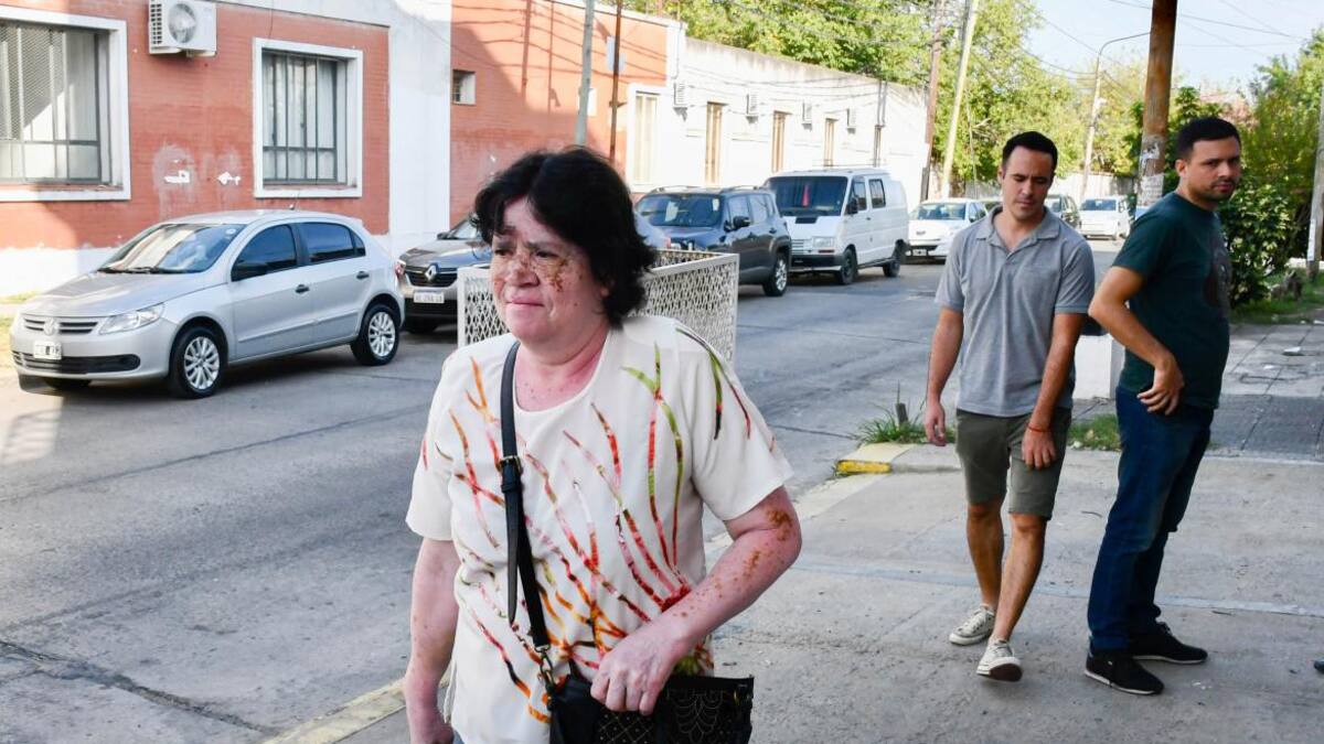 "Nina" Aquino, la empleada doméstica de la familia Del Rio en Vicente López. Foto: Telam-