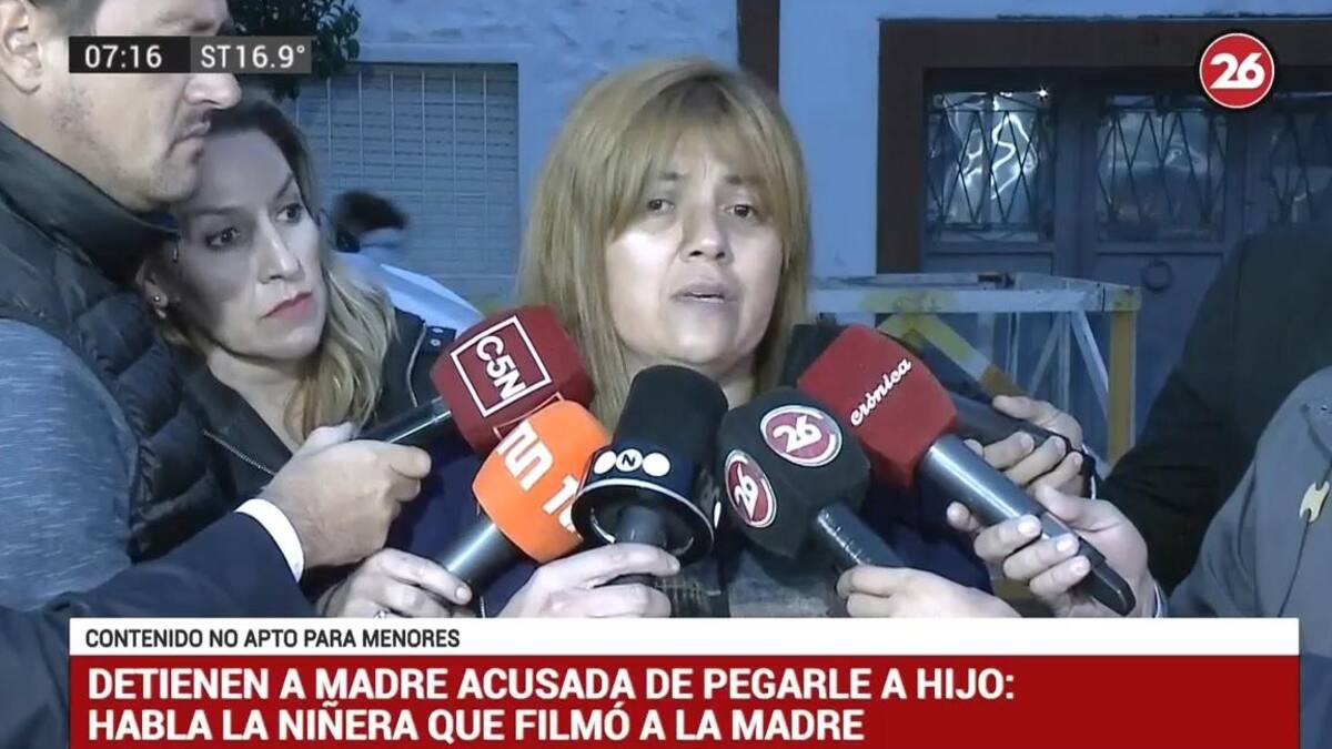 Niñera denunció a madre golpeadora en Ituzaingó (Canal 26)