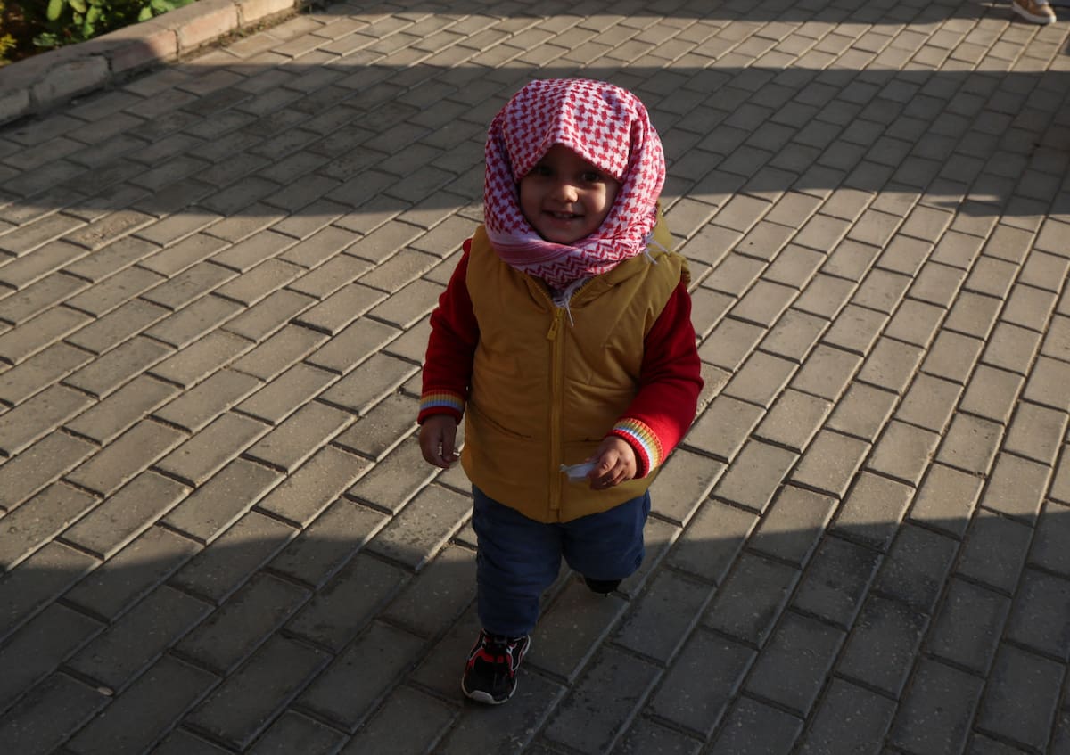 Niños en Gaza. Foto: Reuters.