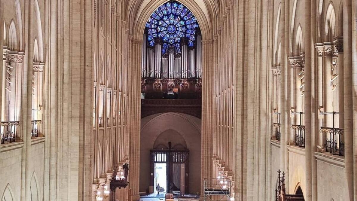 Notre Dame se prepara para reabrir sus puertas al público.