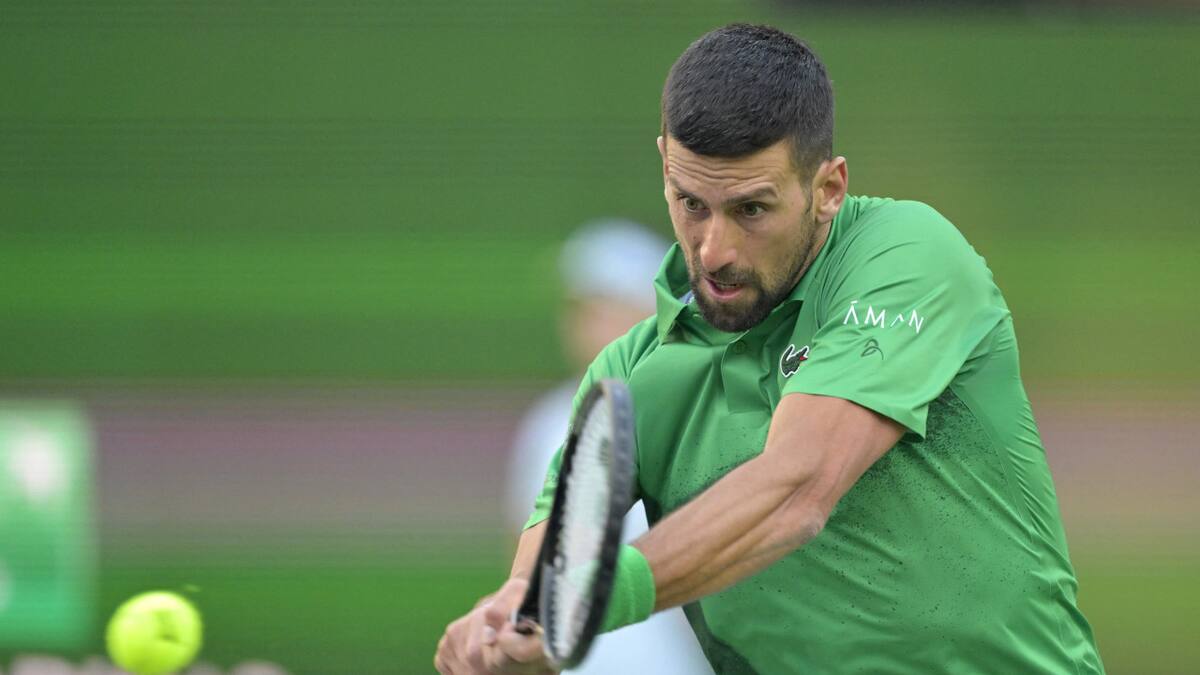 Novak Djokovic, eliminado del Masters 1.000 de Indian Wells. Foto: Reuters.