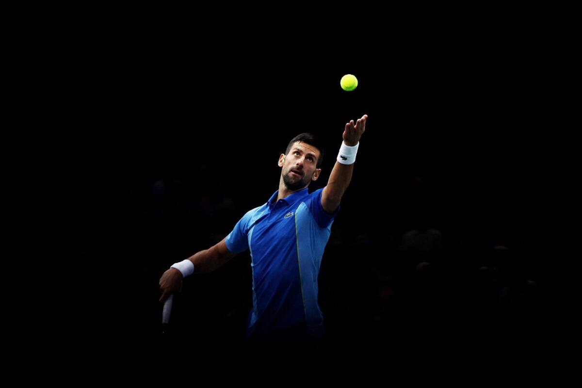 Novak Djokovic quedó a tres títulos de los 100 en toda su carrera. Foto: Reuters.