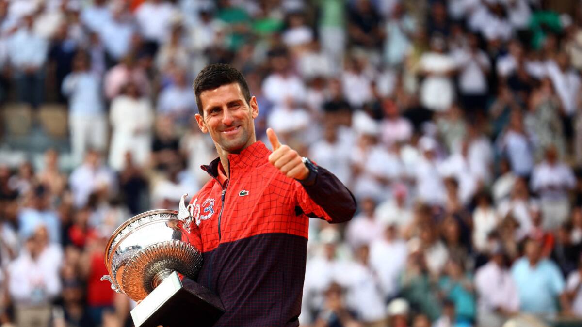 Novak Djokovic se coronó en Roland Garros. Foto: Reuters.