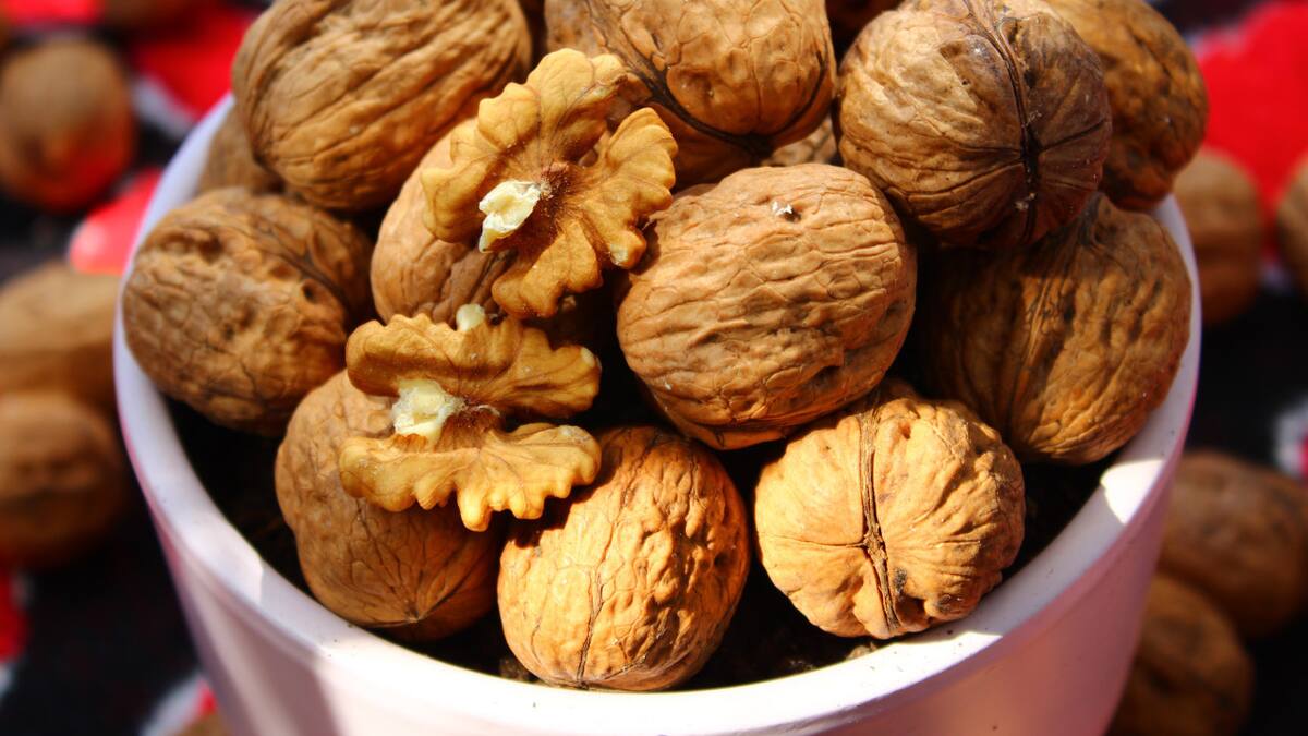 Las nueces como clave para mejorar la función cognitiva. Foto: Unsplash.