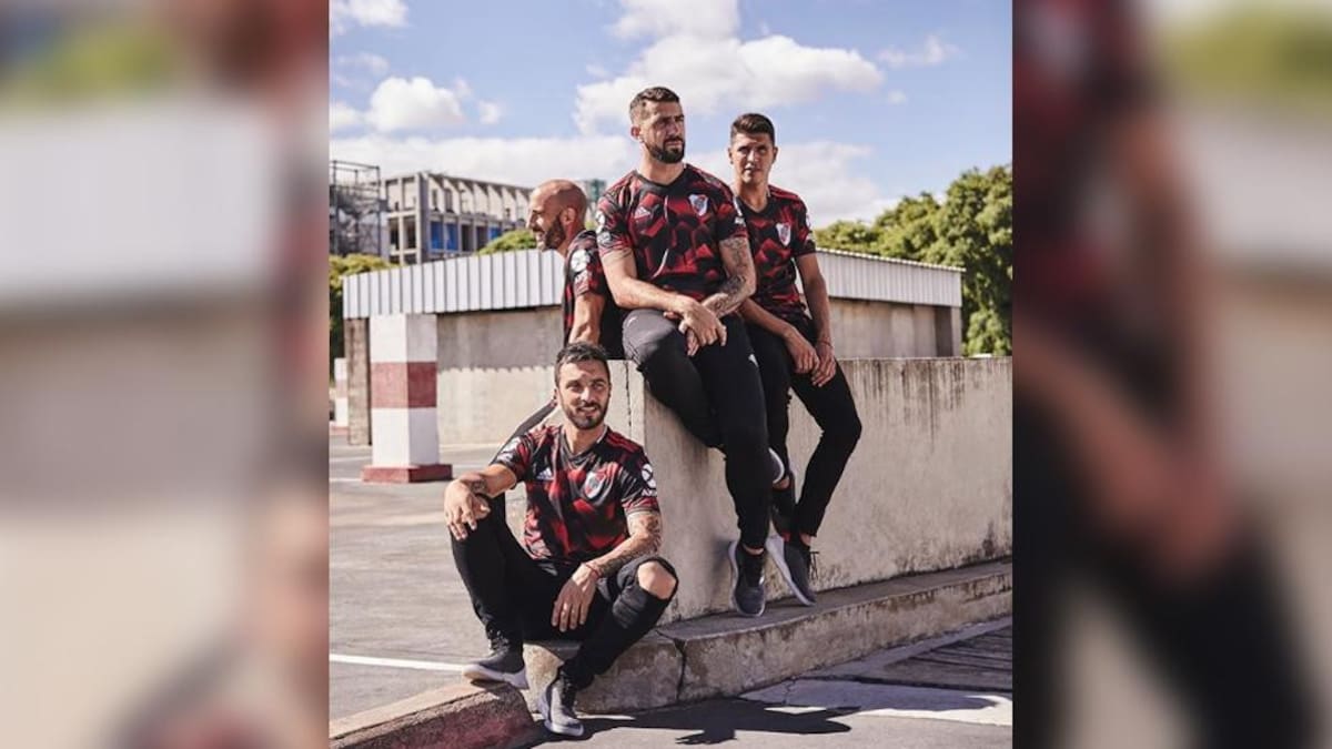 Nueva camiseta alternativa de River, presentación, nueva indumentaria, fútbol, deportes, Foto: Twitter