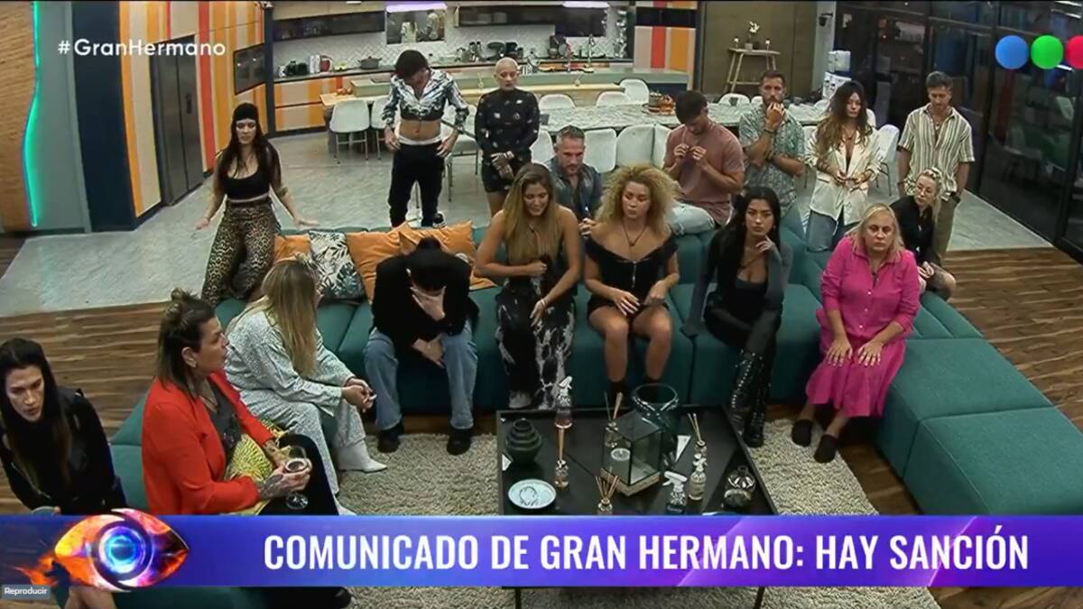Nueva sanción en Gran Hermano 2025. Foto: Captura.