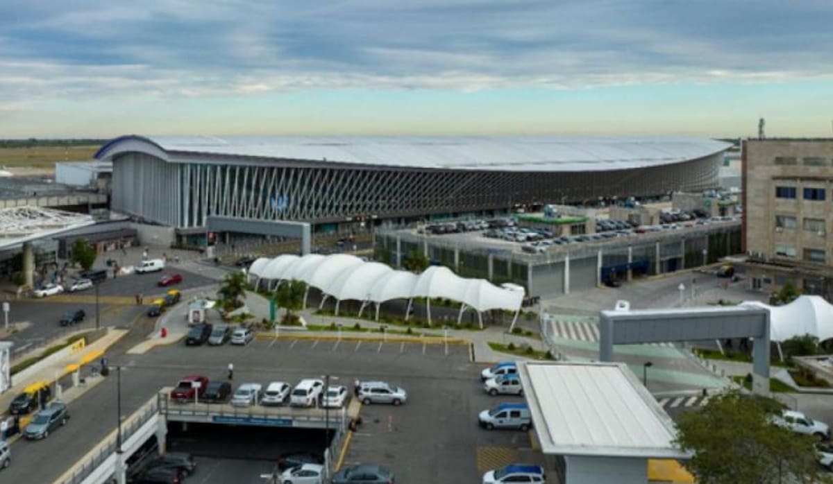 Nueva terminal del Aeropuerto de Ezeiza. Foto: NA.