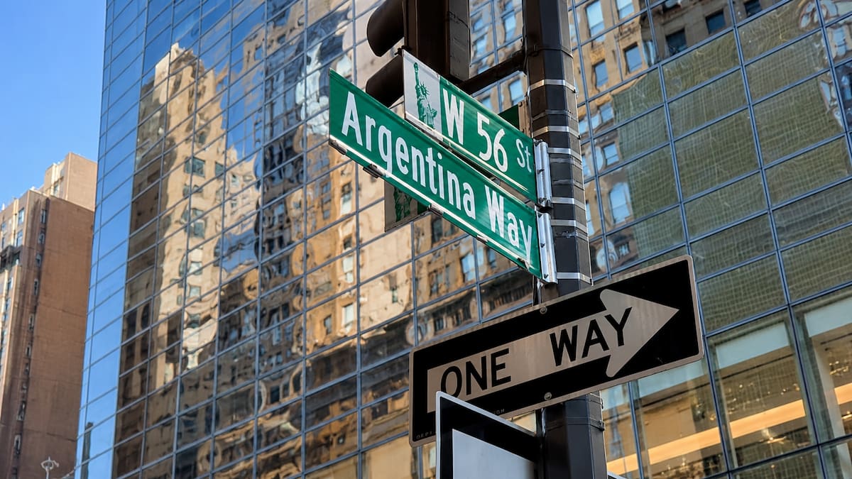 Argentina Way: dónde queda la nueva calle de Nueva York que homenajea a la Argentina