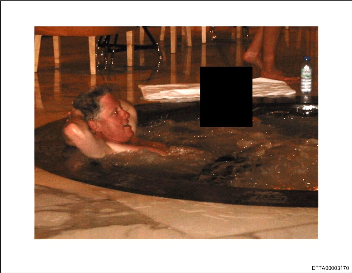 Nuevas imágenes en el caso Epstein difundidas por el Departamento de Justicia de EEUU.