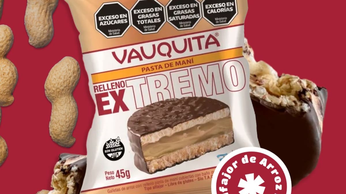 Vauquita rompe con la tradición del dulce de leche: todo sobre el nuevo alfajor “extremo” de pasta de maní y chocolate