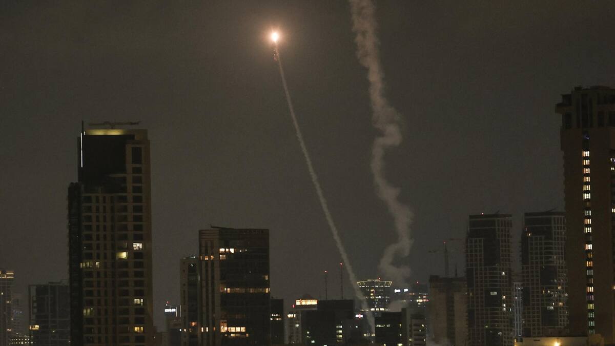 Nuevo bombardeo de Irán sobre Israel. Foto: EFE.