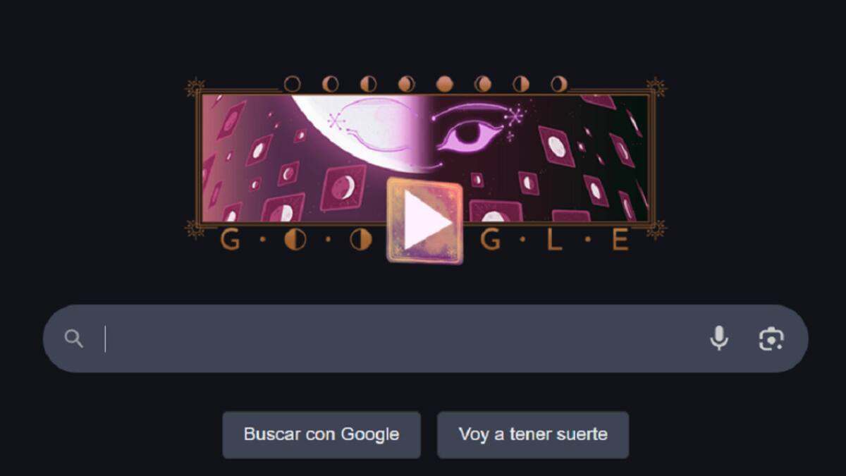 Nuevo Doodle para aprender sobre las fases de la Luna. Foto: Redacción canal26.com