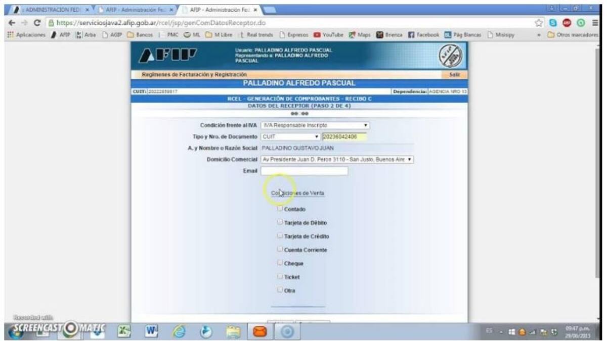 Nuevo sistema de AFIP. Foto: NA