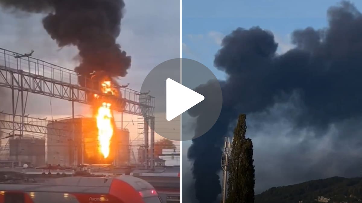 Video: así fue el ataque que Ucrania lanzó contra una planta de gas en el Ártico ruso