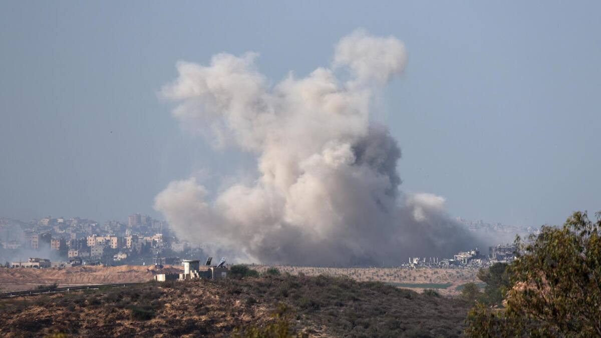 Nuevos bombardeos israelíes contra Gaza. Foto: EFE.