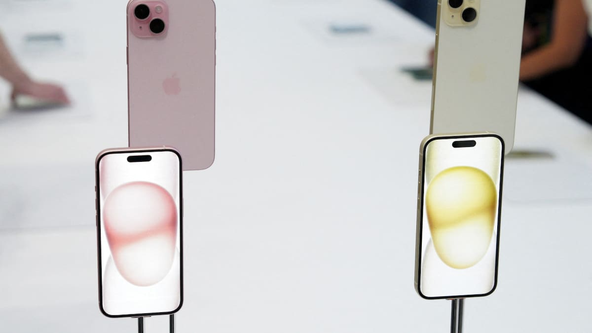 Nuevos modelos de Apple, iPhone15. Foto: Reuters