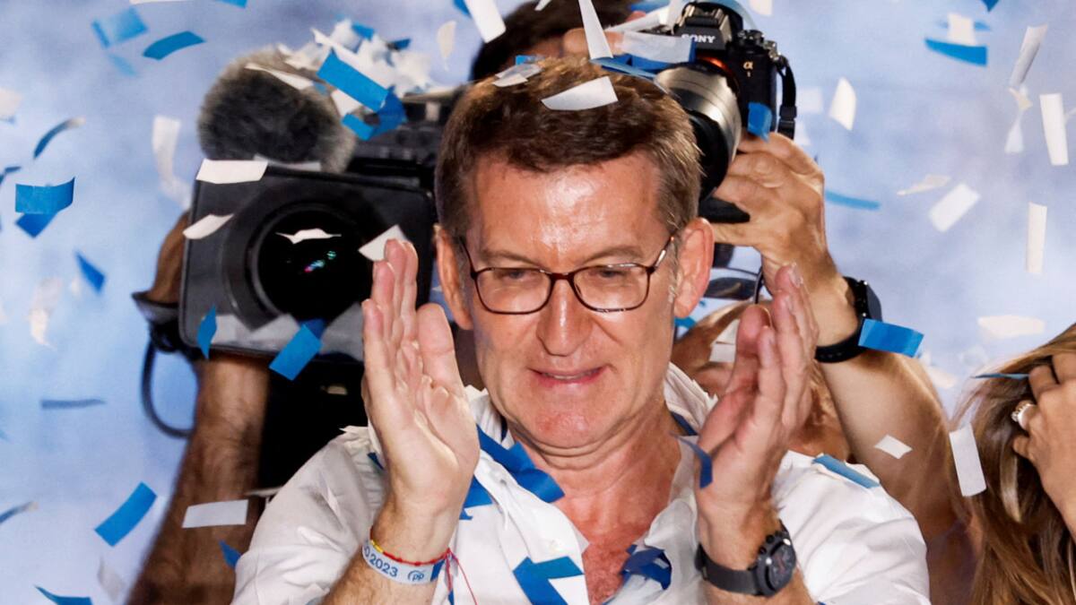 Núñez Feijóo. Foto: Reuters.