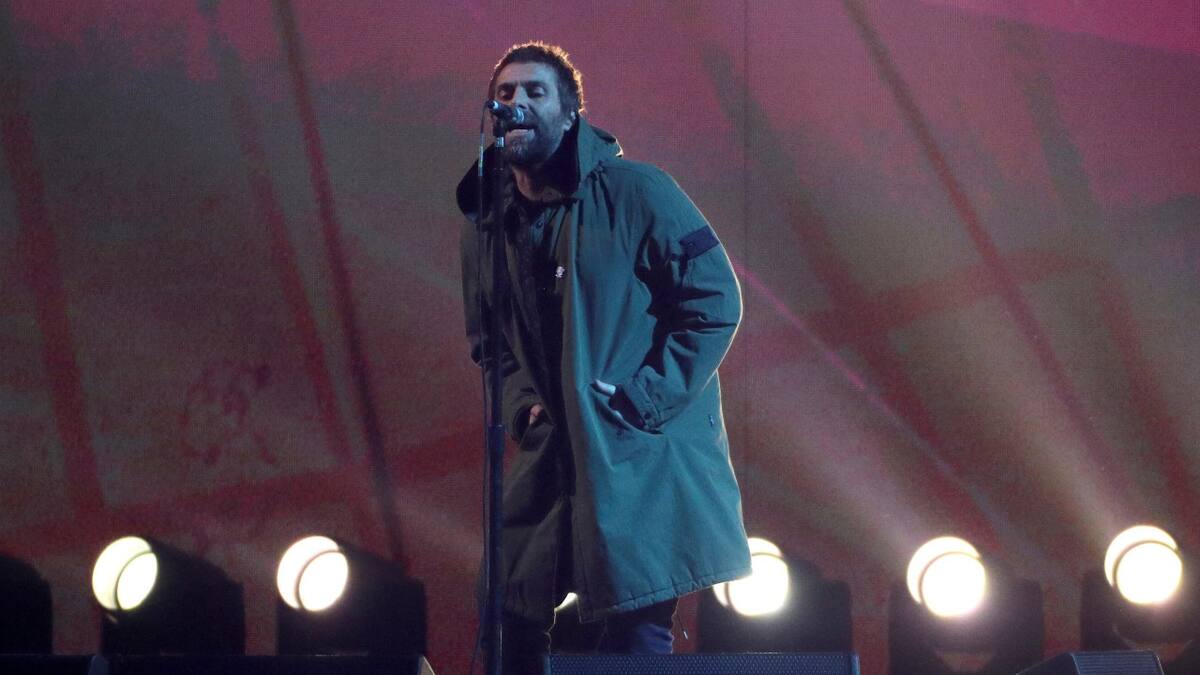 Oasis, Liam Gallagher. Foto: Reuters.