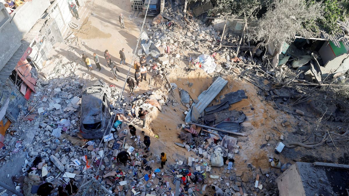 Ofensiva de Israel en Rafah. Foto: REUTERS.