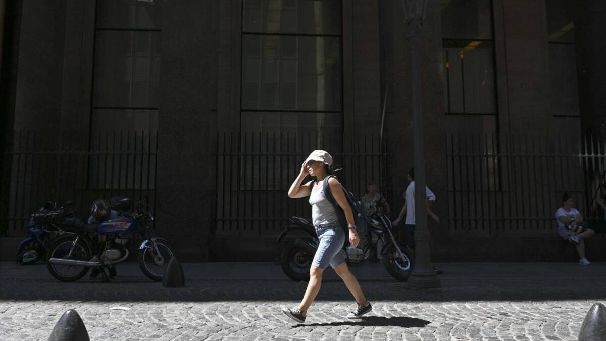 Ola de calor, Buenos Aires. Foto: Télam