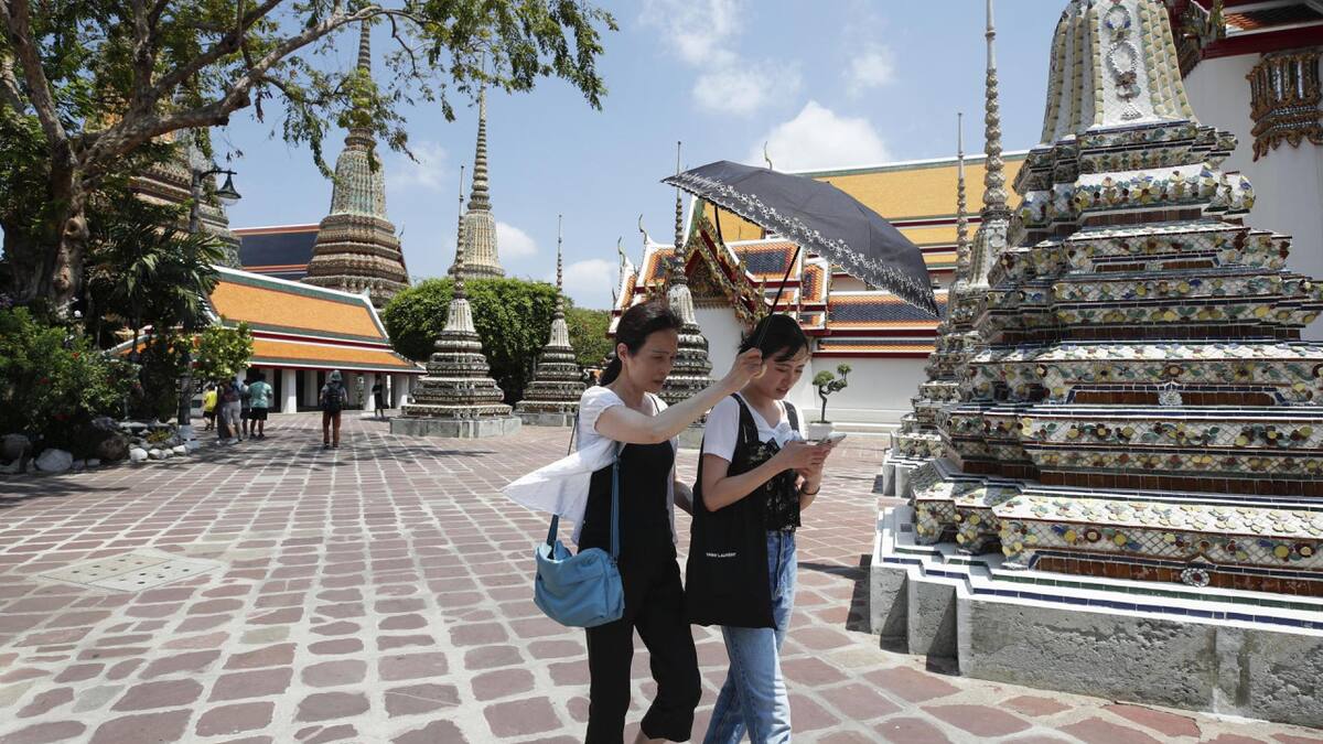 Ola de calor en Bangkok. Foto: EFE