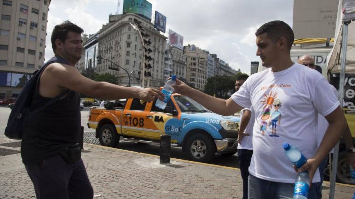 Ola de calor en Buenos Aires. Foto: Buenos Aires Ciudad.