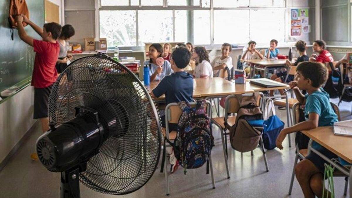 Ola de calor en escuelas, Entre Ríos. Foto: elentrerios