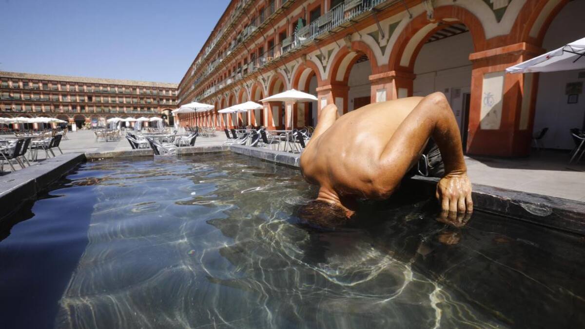 Ola de calor en España. Foto: EFE