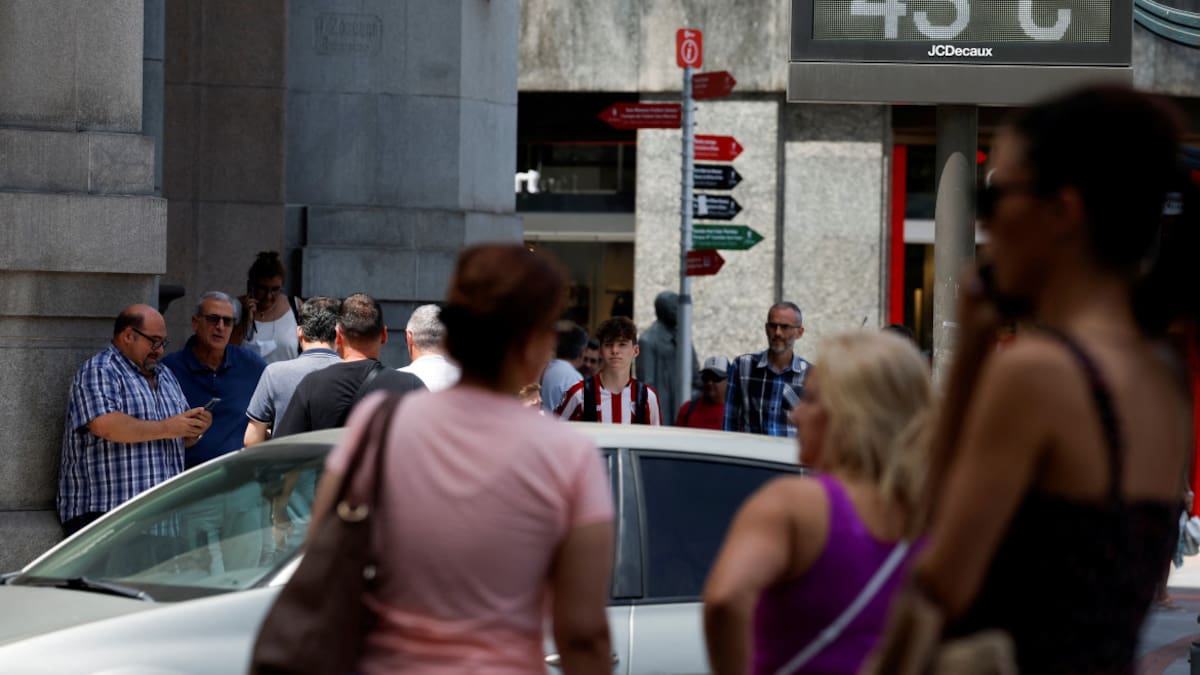 Ola de calor en Europa. Foto: EFE