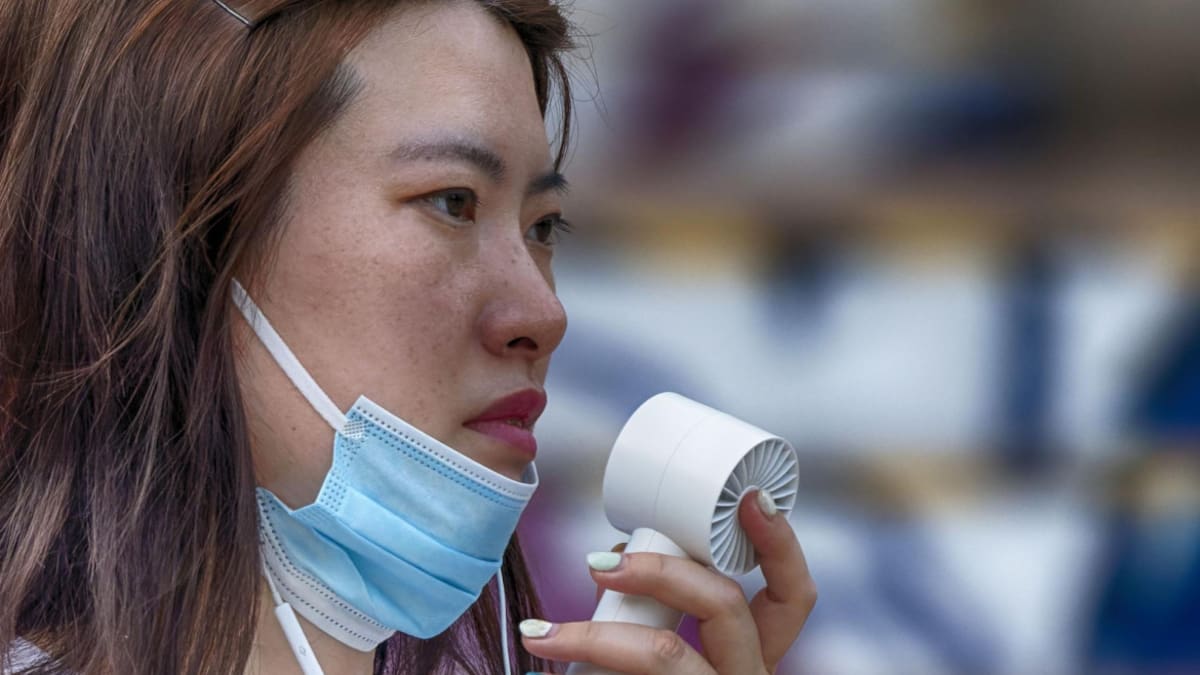 Ola de calor en Jiangsu, China. Foto EFE.