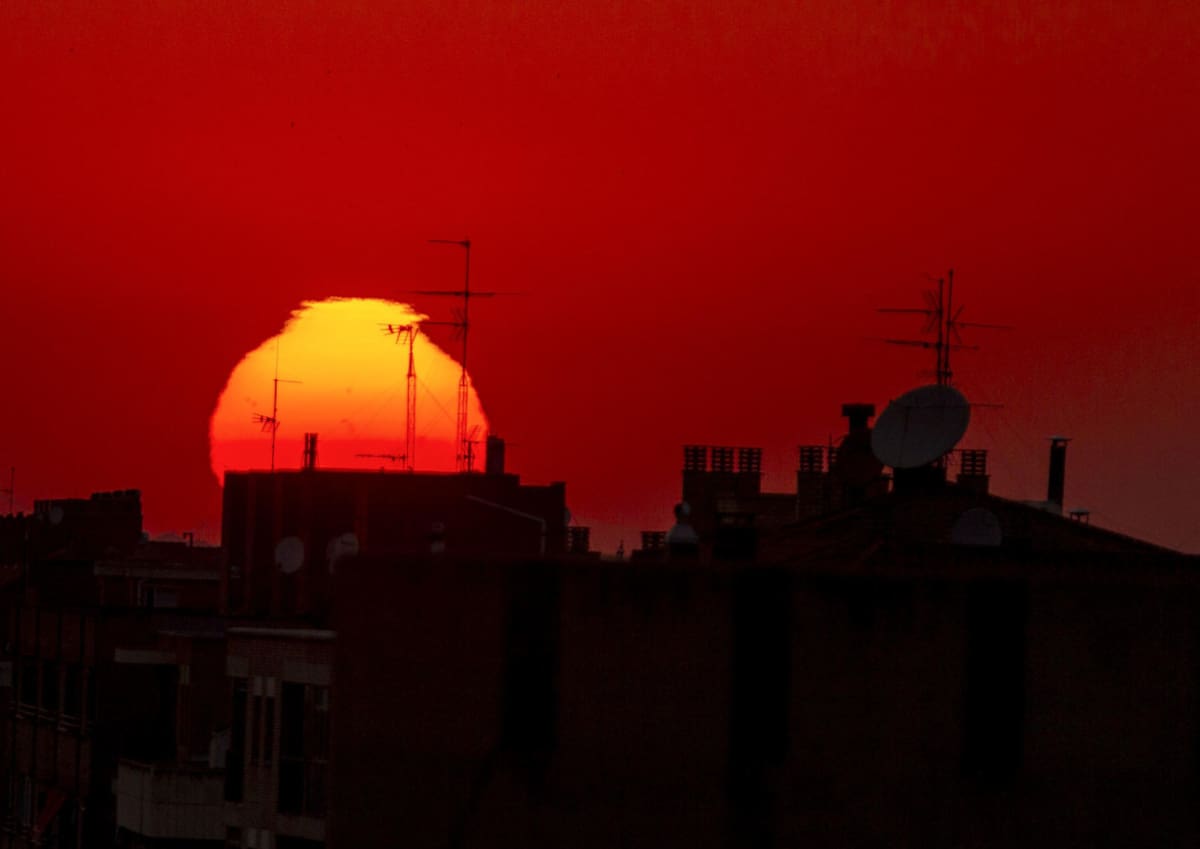 Ola de calor. Foto: EFE.