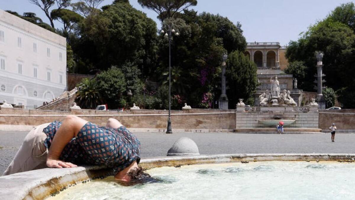 Ola de calor, verano. Foto: Reuters.