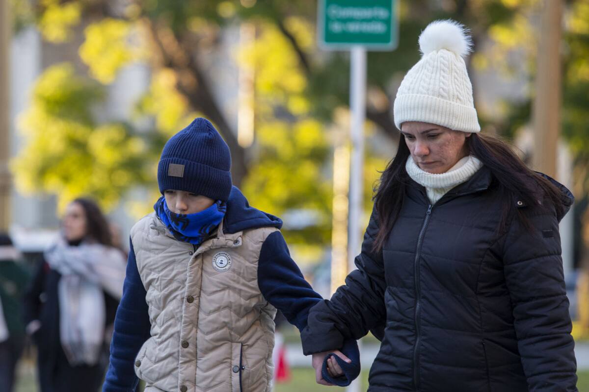 Ola de frío en Buenos Aires. Foto: NA (Damián Dopacio)