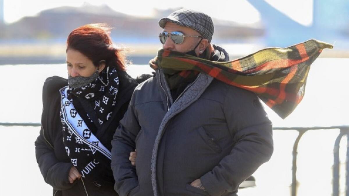 Ola de frío. Foto: NA.